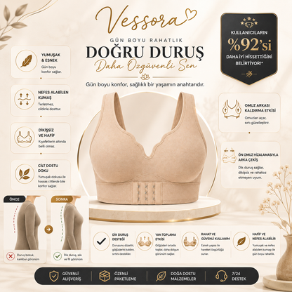 🌸 Vessora Duruş Destekleyici Konfor Sütyeni